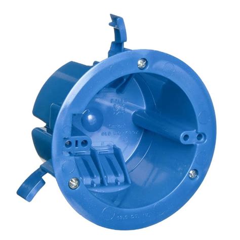 round blue junction box|5 round electrical junction box.